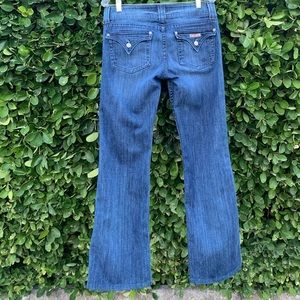Hudson Mid-Rise Boot Cut Blue Jeans Size 30